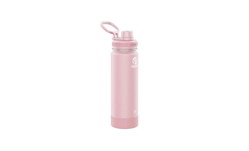 Takeya Actives 24oz Insulated Stainless Steel Water Bottle with Spout Lid