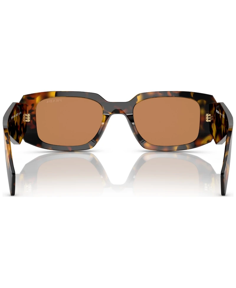Prada Low Bridge Rectangular Women's Sunglasses, Pr 17WSF