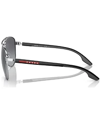 Prada Linea Rossa Men's Polarized Sunglasses, Ps 52YS61-yp