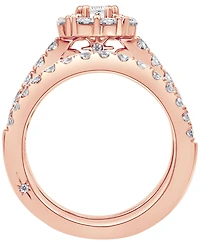 Certified Diamond Bridal Set (2 ct. t.w.) 18k White, Yellow or Rose Gold