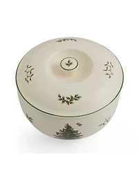 Spode Christmas Tree Round Covered Casserole Dish