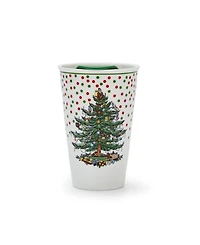 Spode Christmas Tree Polka Dot Travel Mug
