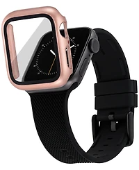 WITHit Rose Gold-Tone Protective Glass with Integrated Protective Case designed for 42mm (Series 1-3 only) Apple Watch