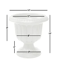Novelty Classic Urn, 14 Inch, White