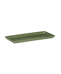 Novelty Plastic Countryside Sage Flower Box Tray, 18 Inch