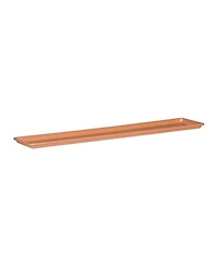 Novelty Countryside Plastic Flower Box Tray, Terracotta Color, 36-Inch