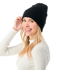 Marcus Adler Women's Ultra Soft Rib Detail Cuff Beanie