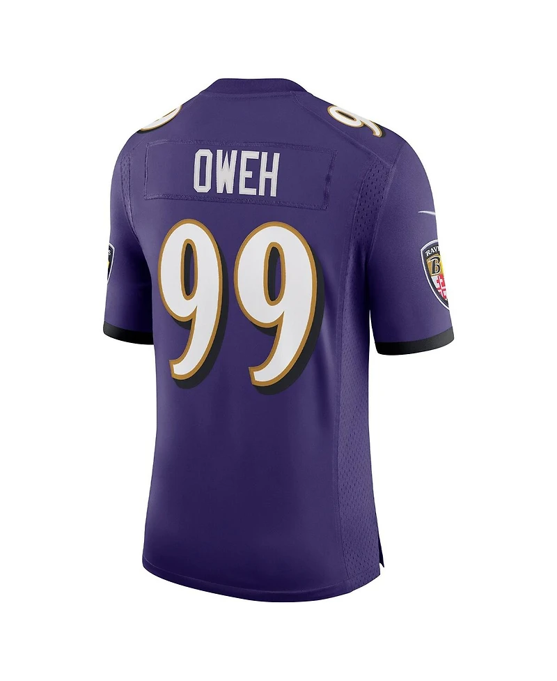 Nike Men's Odafe Oweh Baltimore Ravens Vapor Limited Jersey