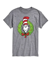 Airwaves Men's Dr. Seuss Cat Hat Christmas Graphic T-shirt