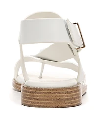 Franco Sarto Women's Glenni Hidden Adjustable Strap Flat Sandals