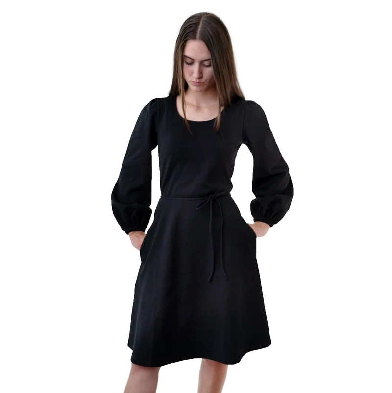 Hope & Henry Women's Fit and Flare Ponte Dress