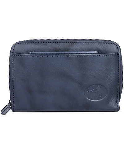 Julia Buxton Women's Heiress Double Zip Organizer Wallet