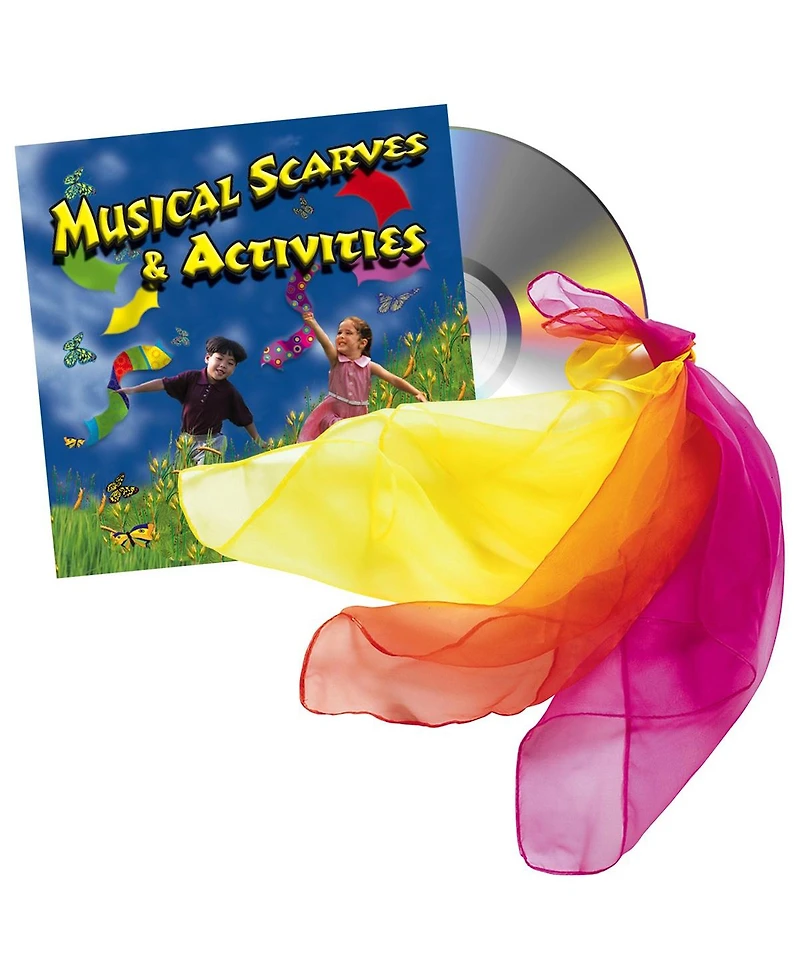 Kaplan Early Learning Musical Scarves & Physical Activity Cd Set