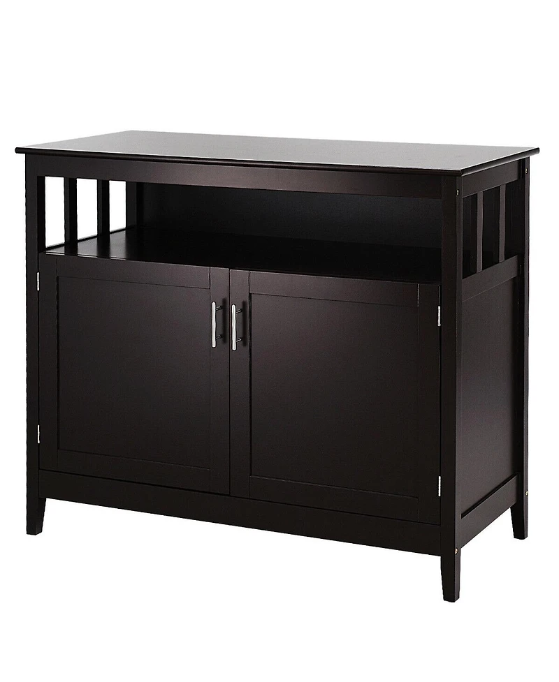 Modern Kitchen Storage 36" Height Cabinet Buffet Server Table