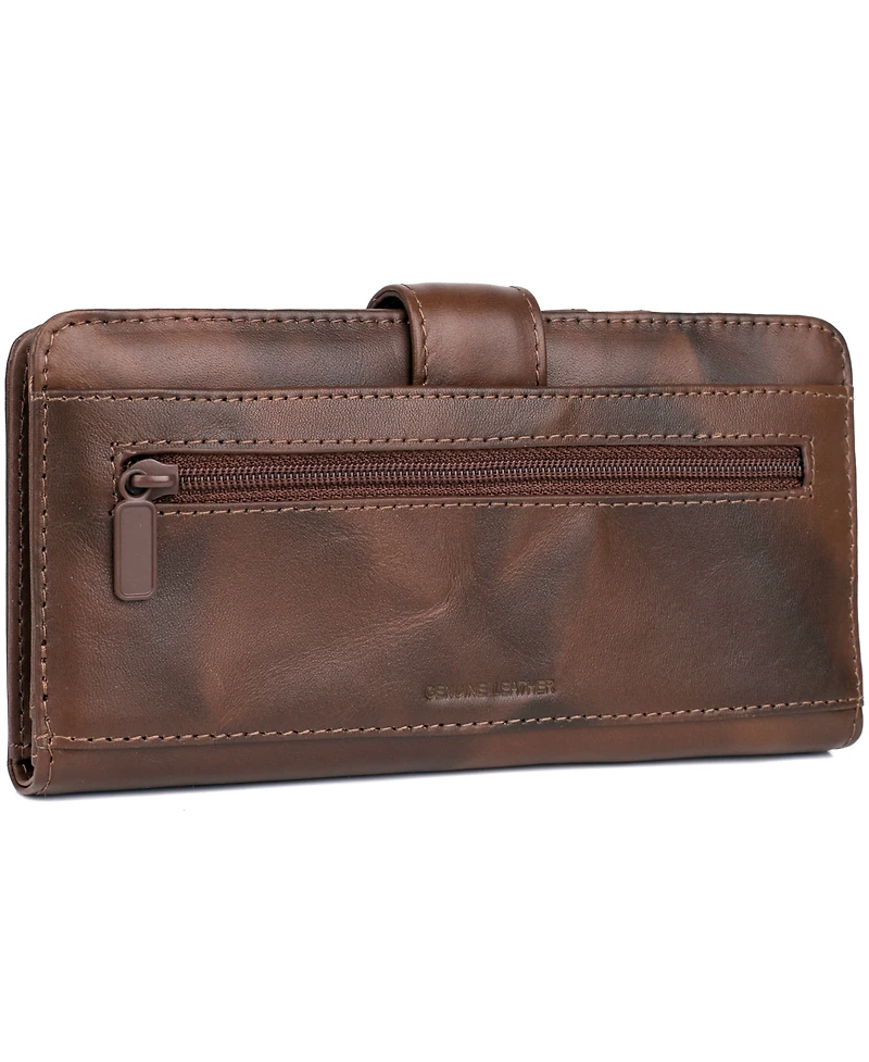 Julia Buxton Women's Heiress Pik-Me-Up Checkbook Keeper Wallet
