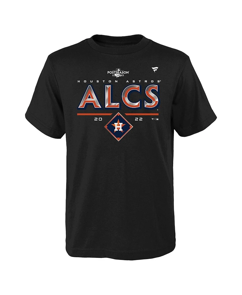 Big Boys Fanatics Black Houston Astros 2022 Division Series Winner Locker Room T-shirt