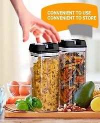 Cheer Collection 6 Piece Food Storage Containers, 1.2 Liter
