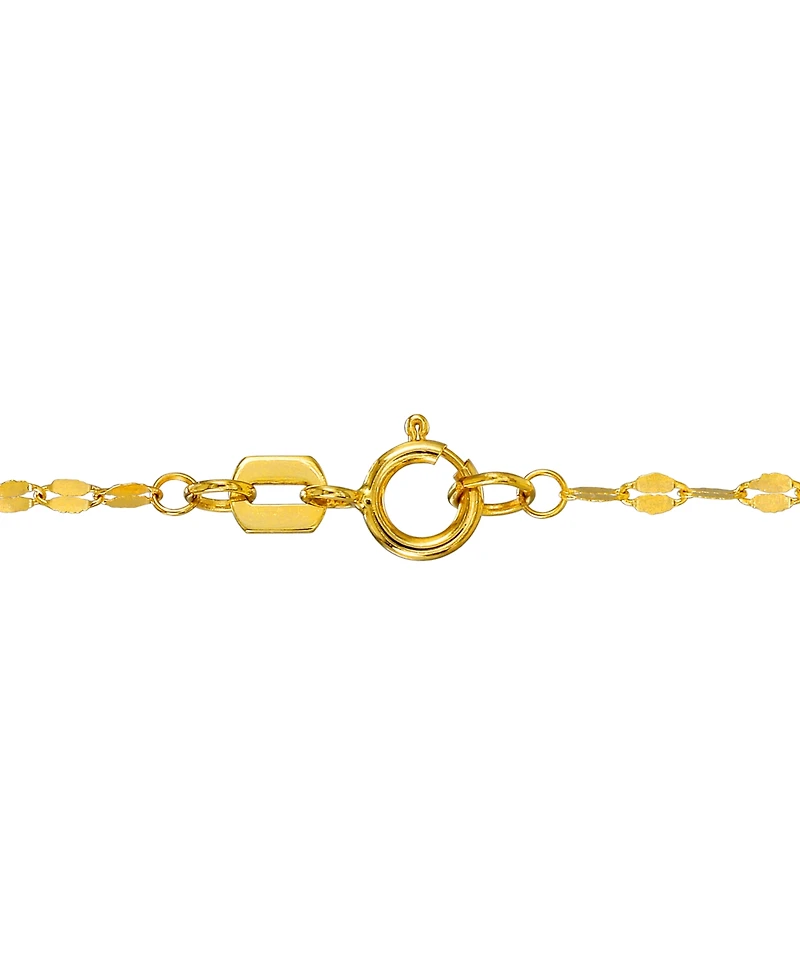 Butterfly Openwork 18" Pendant Necklace in 10k Gold
