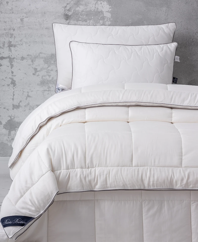 Brooks Brothers Rayon from Bamboo Comforter, Queen