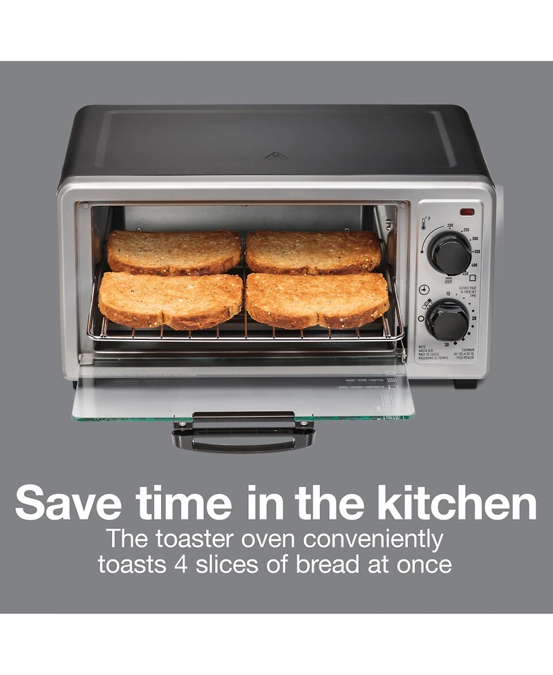 Proctor Silex 4 Slice Toaster Oven Broiler - 31260