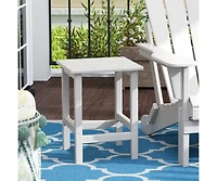 All-Weather Outdoor Patio Poly Adirondack Side Table