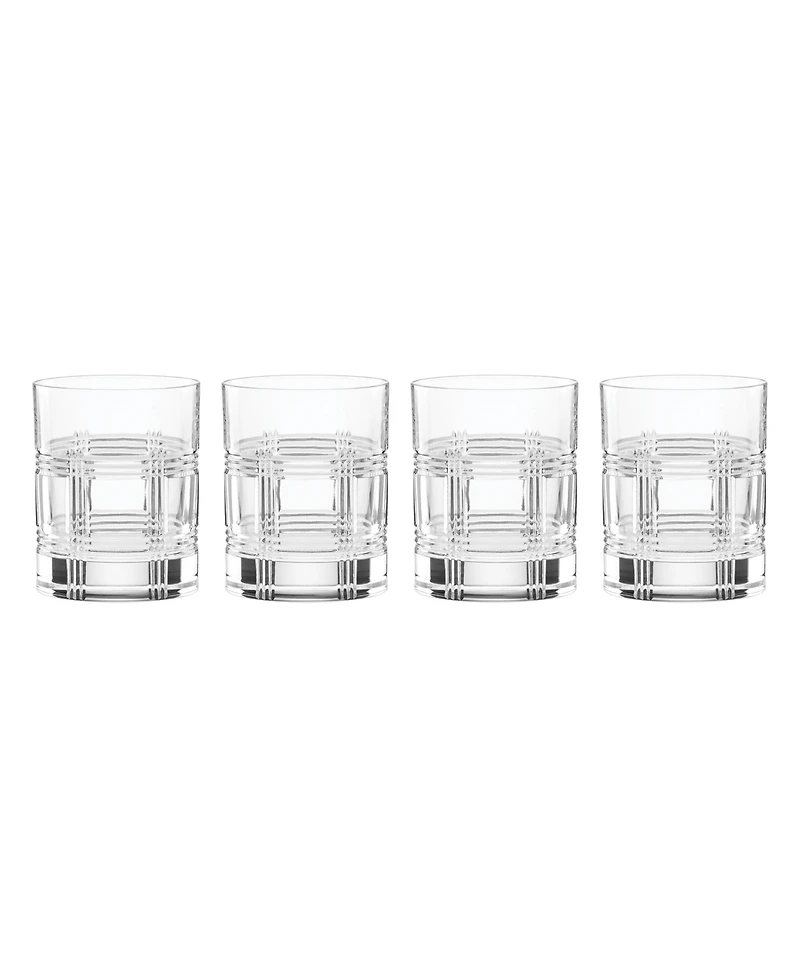 Reed & Barton Hudson Double Old Fashioned Glasses, Set of 4