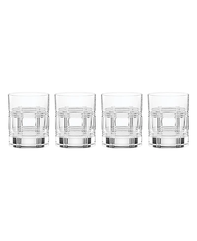 Reed & Barton Hudson Double Old Fashioned Glasses, Set of 4