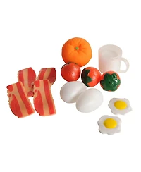 Kaplan Early Learning Life-size Pretend Play Breakfast Meal Set with 24 Pieces