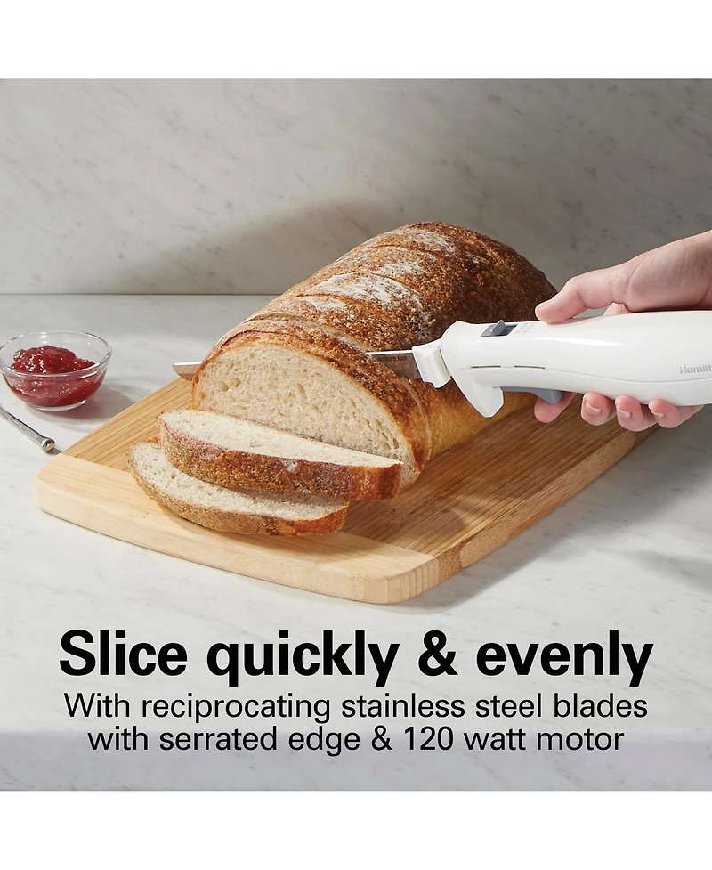 Hamilton Beach Electric Knife Set with Fork and Case - 74251