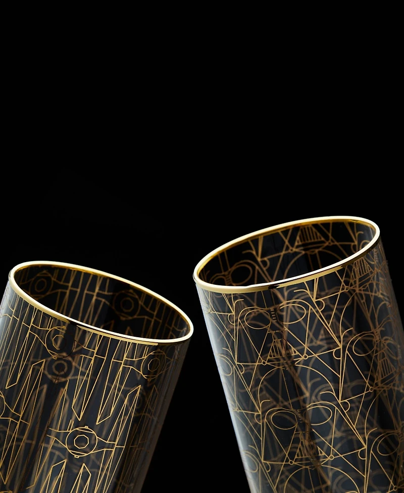 JoyJolt Star Wars Limited Edition Deco Collection Tall Glasses, Set of 4