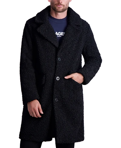 Karl Lagerfeld Paris Men's Oversized Top Coat
