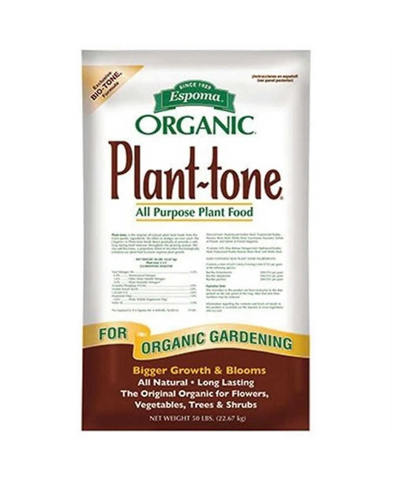 Espoma Organic Plant-tone All-purpose Plant Food, 50lb