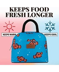 Insulated Tote Lunch Bag With Soft Padded Handles