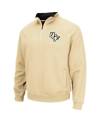 Men's Colosseum Gold Ucf Knights Tortugas Quarter-Zip Sweatshirt