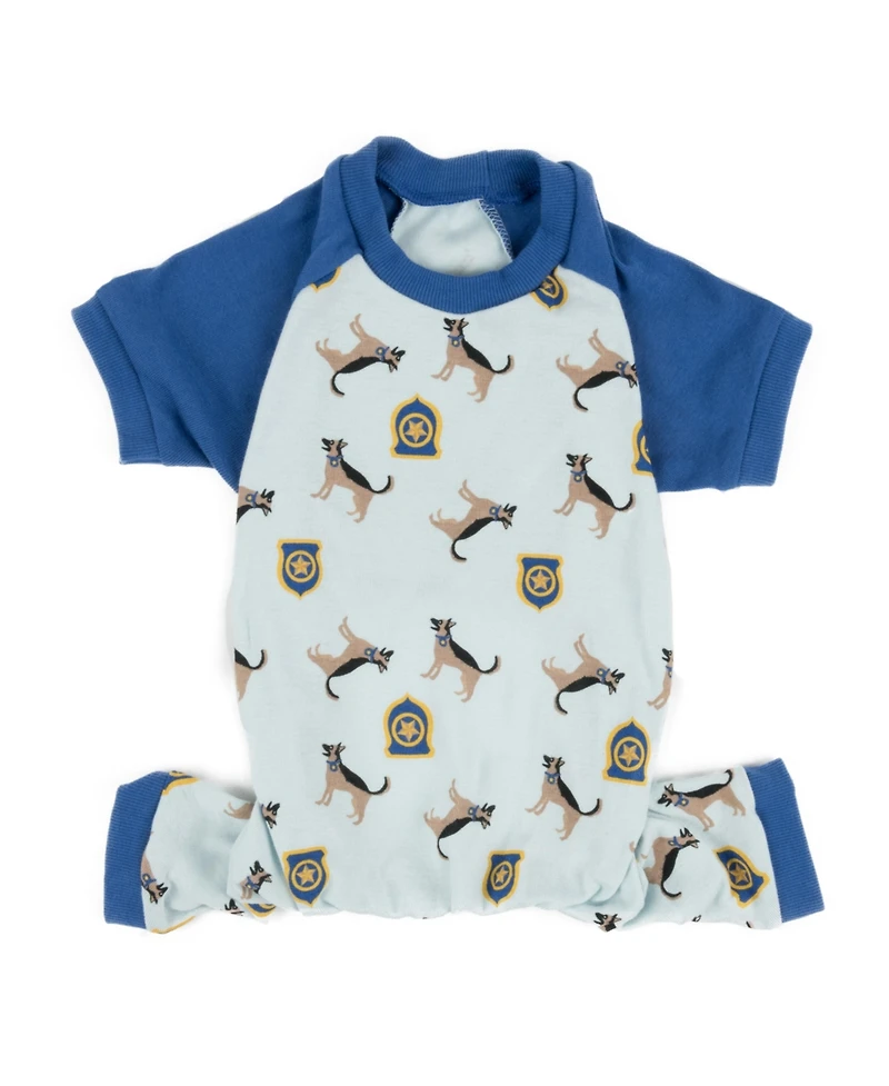 Leveret Dog Cotton Pajama Police Dog