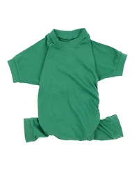 Leveret Dog Cotton Pajama Solid Green