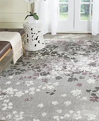 Safavieh Adirondack Light Gray and Purple 9' x 12' Area Rug