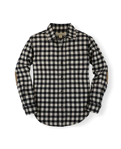 Hope & Henry Baby Boys Organic Cotton Long Sleeve Brushed Flannel Button Down Shirt