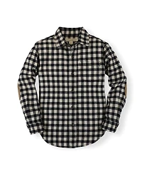 Hope & Henry Baby Boys Organic Cotton Long Sleeve Brushed Flannel Button Down Shirt