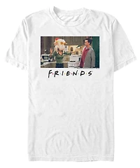 Fifth Sun Men's Friends Monica and Friends Logo Short Sleeves T-shirt