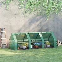 Outsunny 9' x 3' x 3' Portable Tunnel house Outdoor Garden Mini Hot House