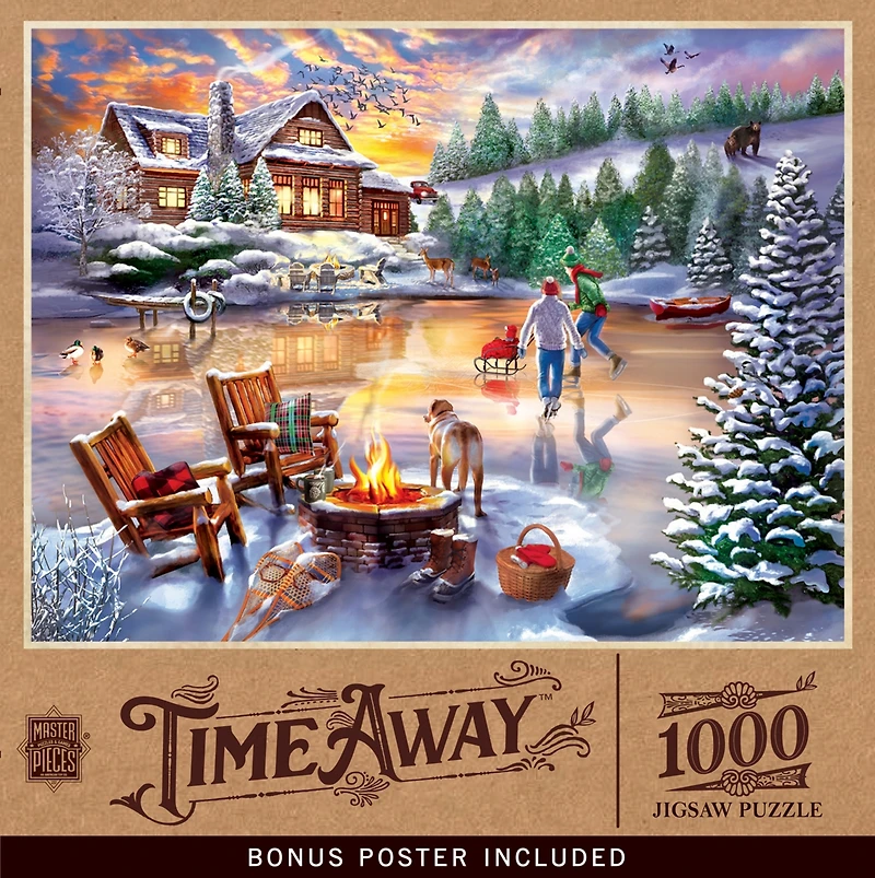 MasterPieces Time Away - An Evening Skate 1000 Piece Jigsaw Puzzle