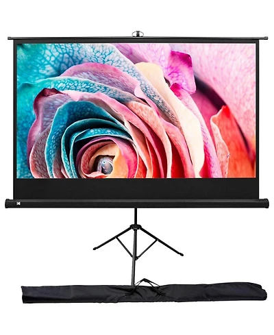 Kodak 100" Portable Projector Screen with Stand & Lightweight Carry Bag