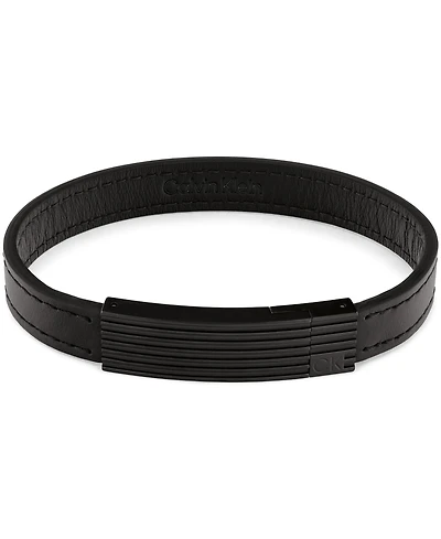 Calvin Klein Men's Leather Bracelet