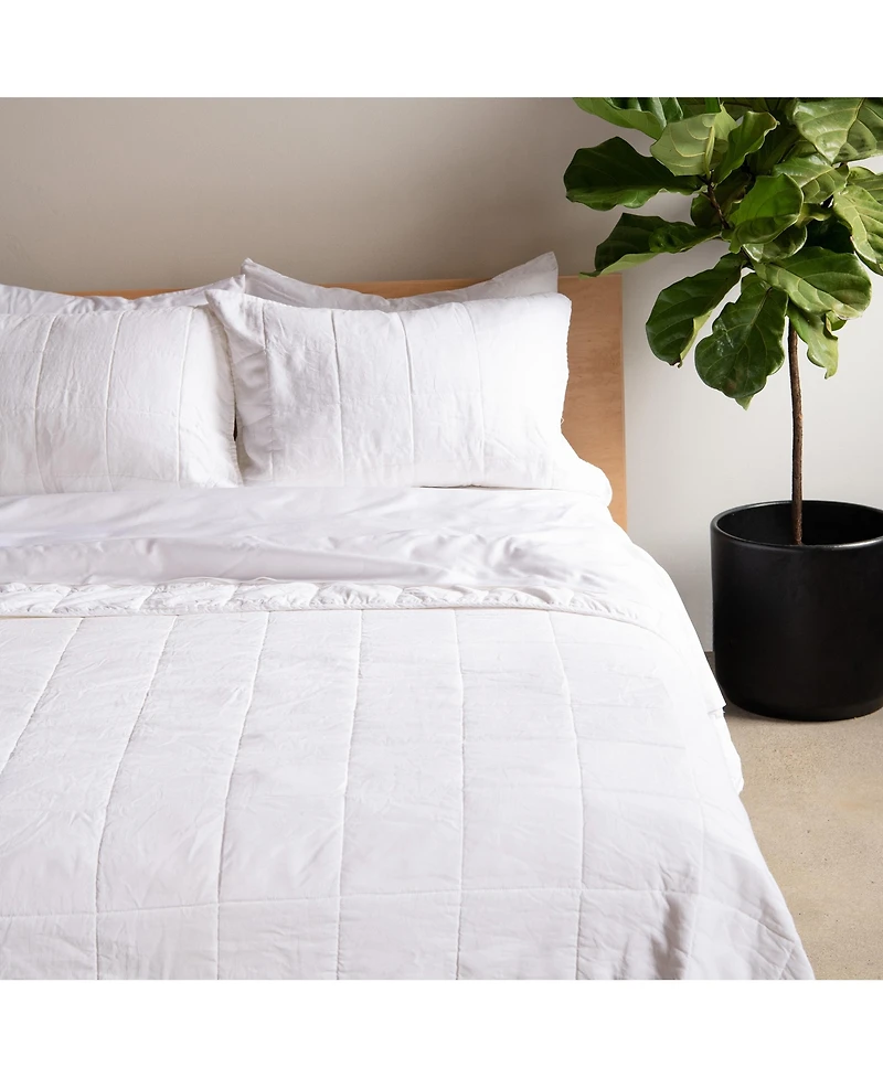 French Linen Box Stitch Quilt - King/Cal King