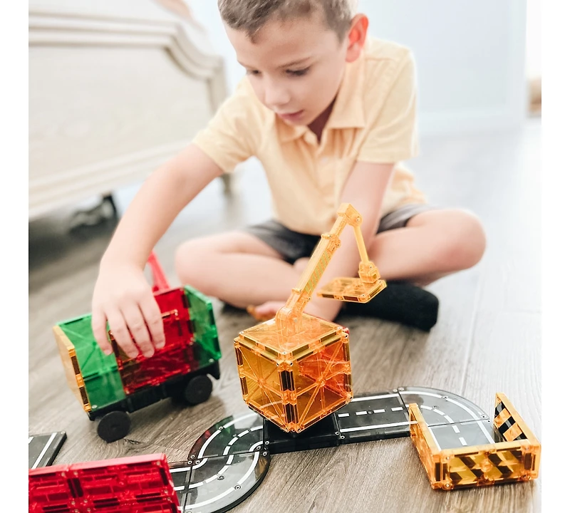 Magna-tilesa Magna-tiles Builder 32-Piece Magnetic Construction Set, Ages 3+