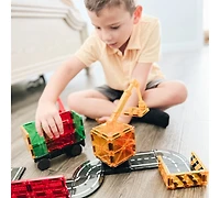 Magna-tilesa Magna-tiles Builder 32-Piece Magnetic Construction Set, Ages 3+