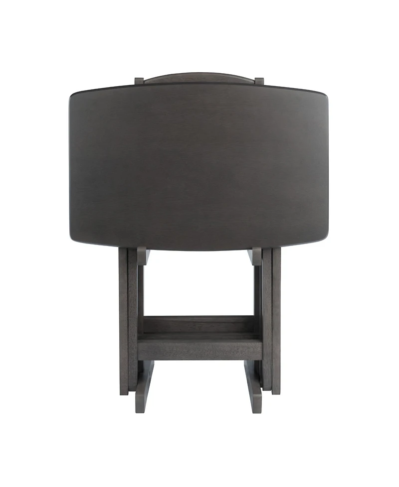Winsome Dorian 5-Piece Wood Snack Table Set