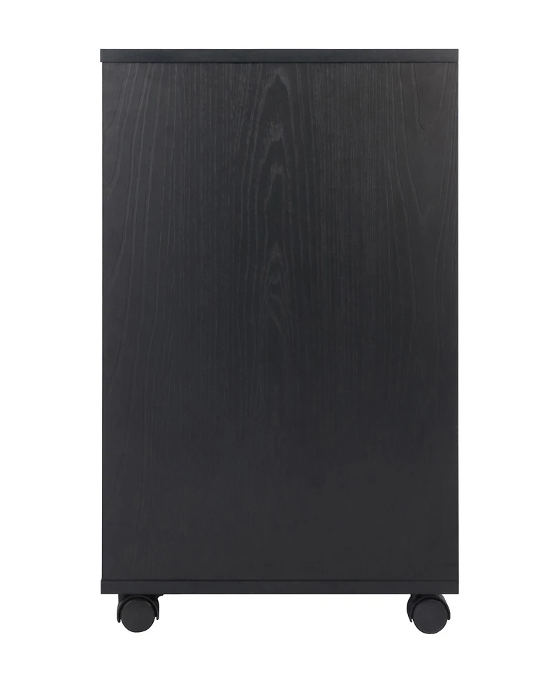 Winsome Halifax 26.3" Wood 2-Drawer Wide Filing Storage Cabinet