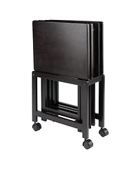 Winsome Allen 5-Piece Wood Snack Table Set